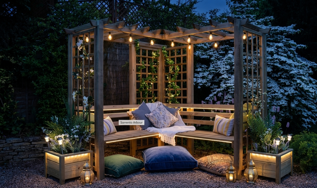 corner pergola