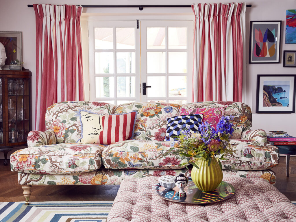 Sofa sophie robinson at home for sofa workshop photographed by alun callender