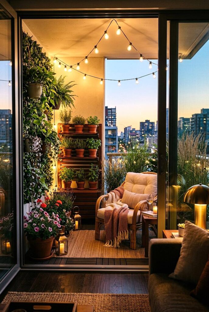 Small Balcony Ideas 4 lightning