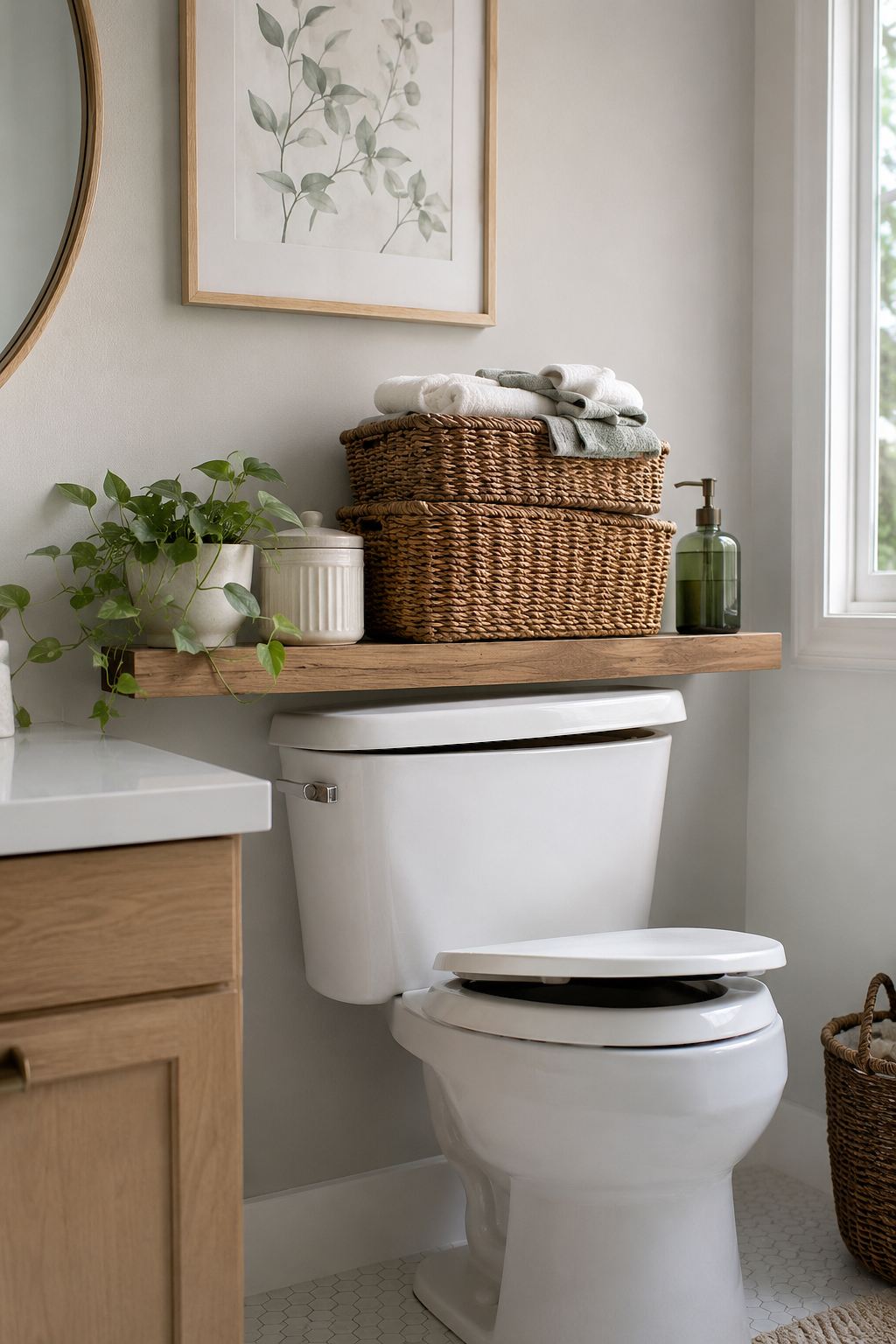 over the toilet storage idea 5
