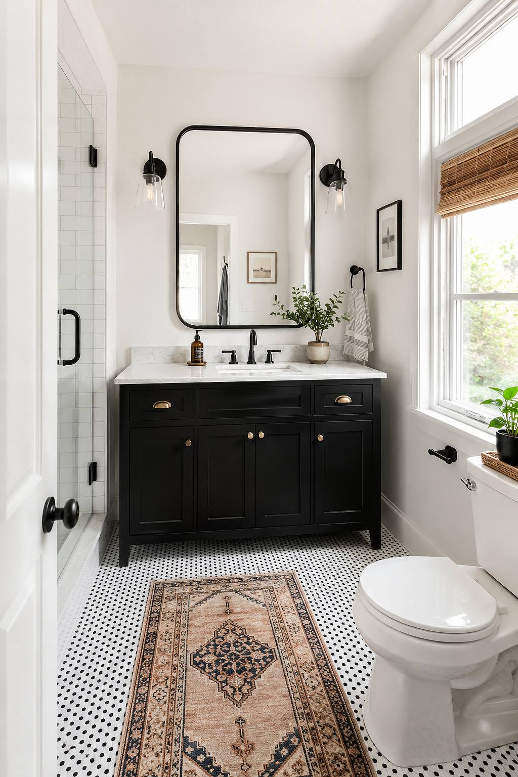 Black & white bathroom 5