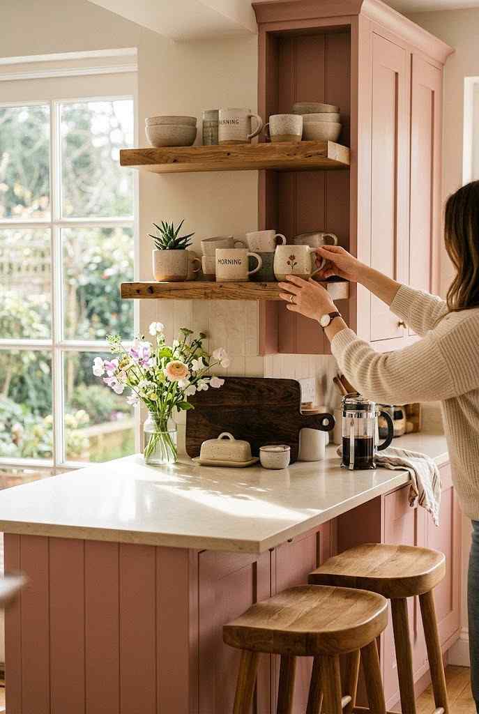 Pink kitchen 1