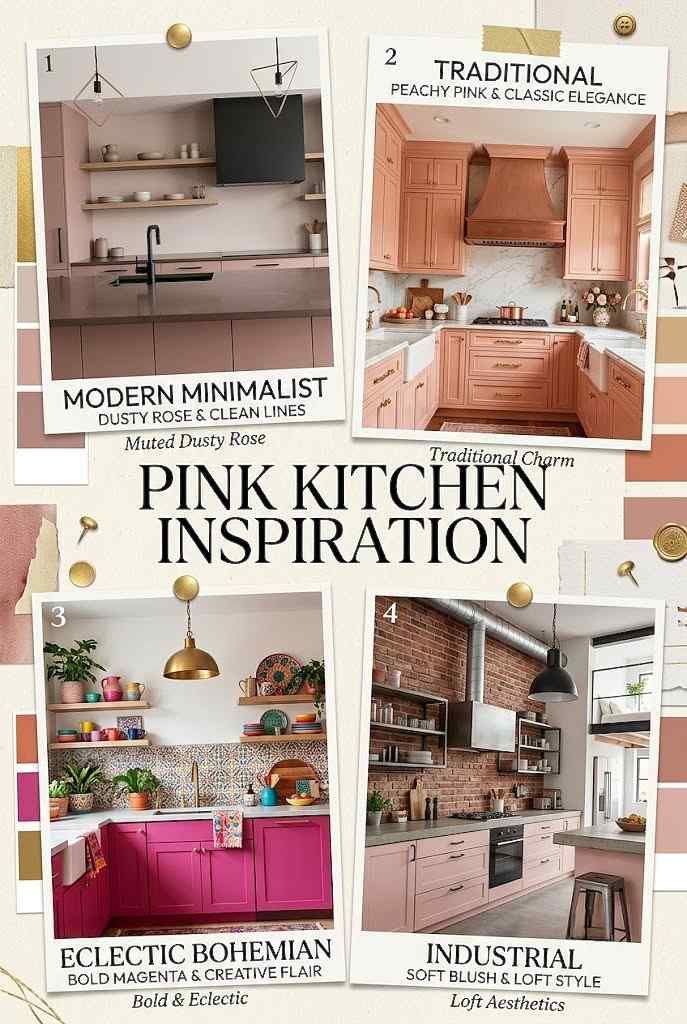 Pink kitchen 5