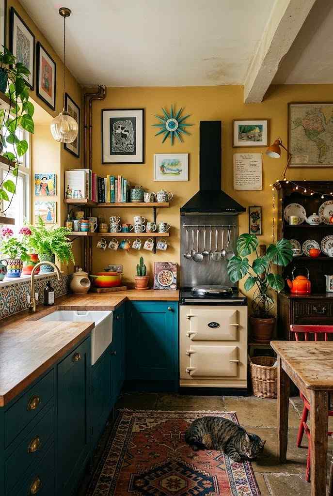 eclectic kitchen 6