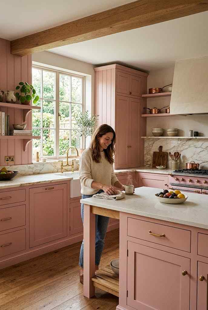 Pink kitchen 6