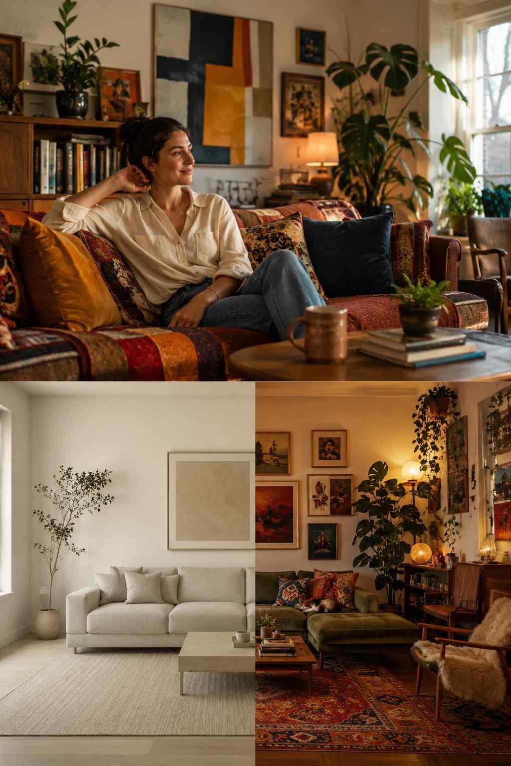 eclectic living room 2